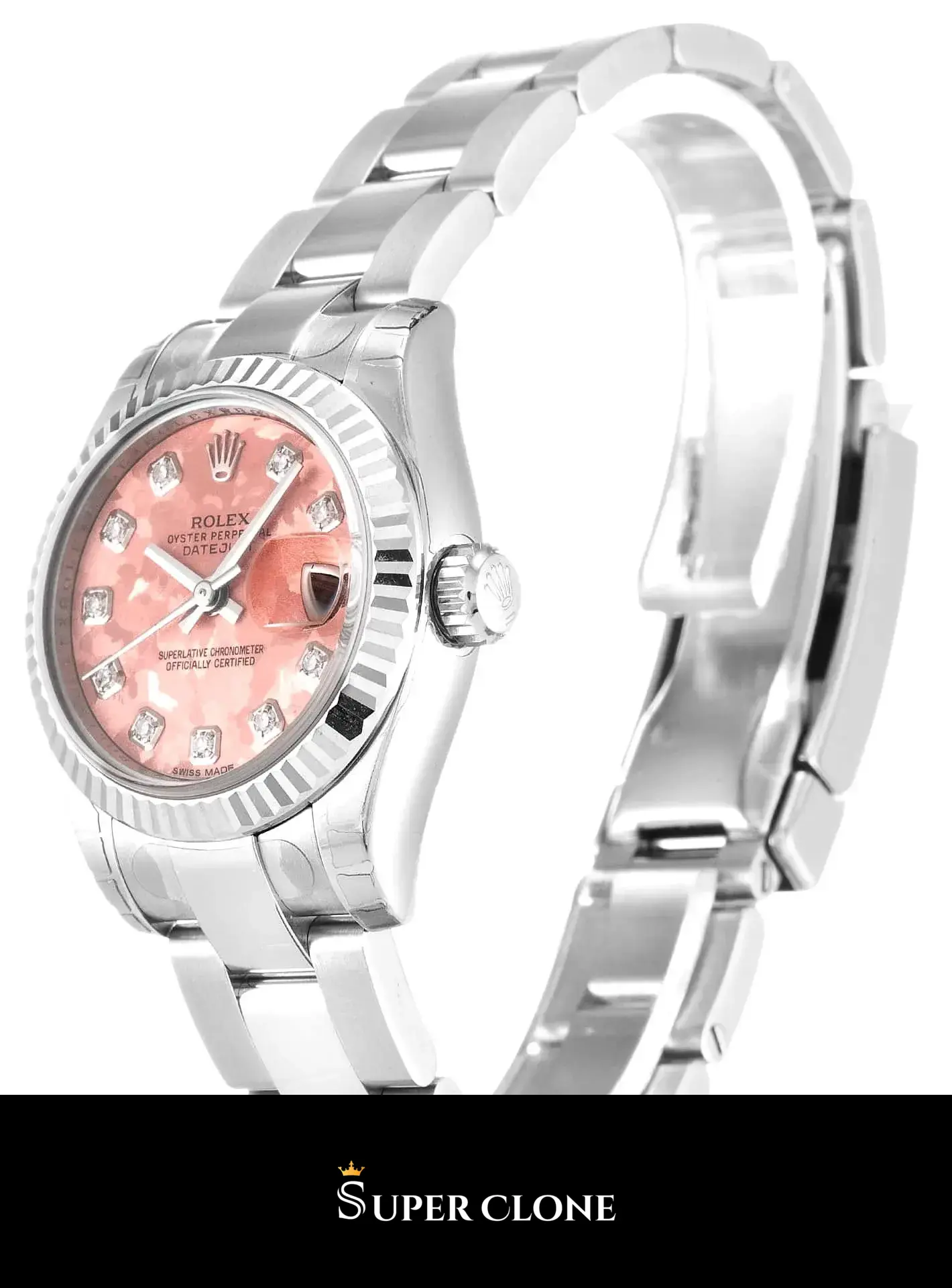 Rolex Lady-Datejust 179174 replica — side profile