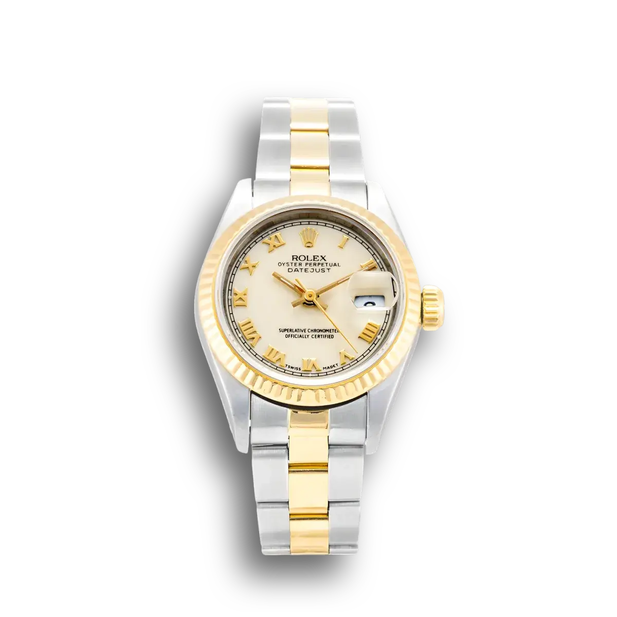 Rolex Lady-Datejust 69173 miyota replica ivory dial — front view