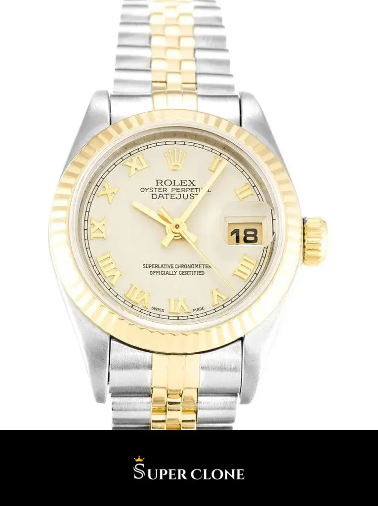 Rolex Lady-Datejust 69173 miyota replica 26mm — dial close-up