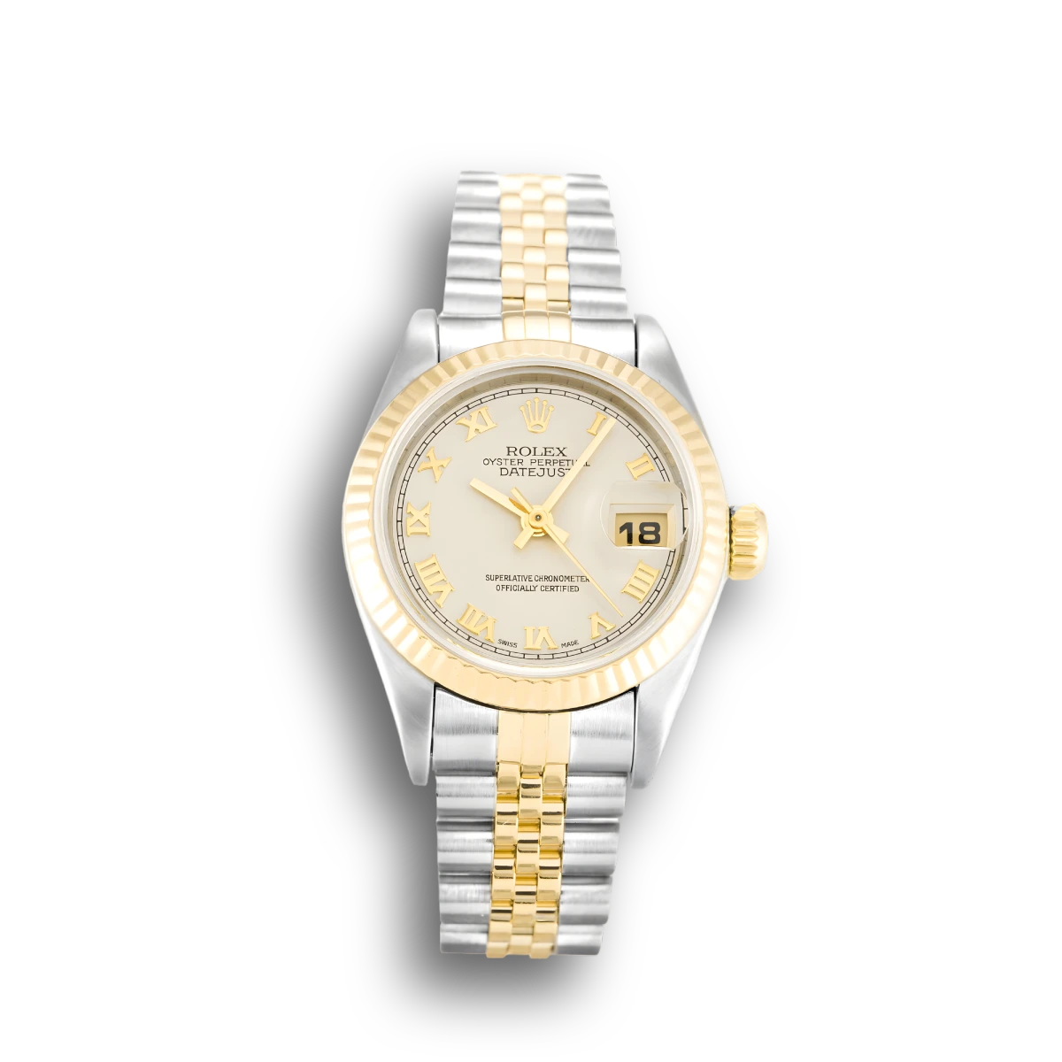 Lady-Datejust 69173 26mm with Ivory Pyramid Dial