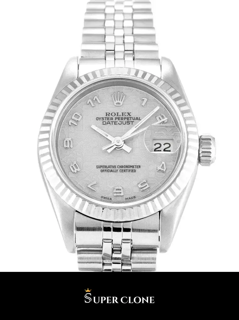 Rolex Lady-Datejust 69174 replica 26mm — dial close-up