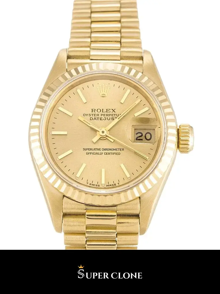 Rolex Lady-Datejust 69178 rolex clone 26mm — dial close-up