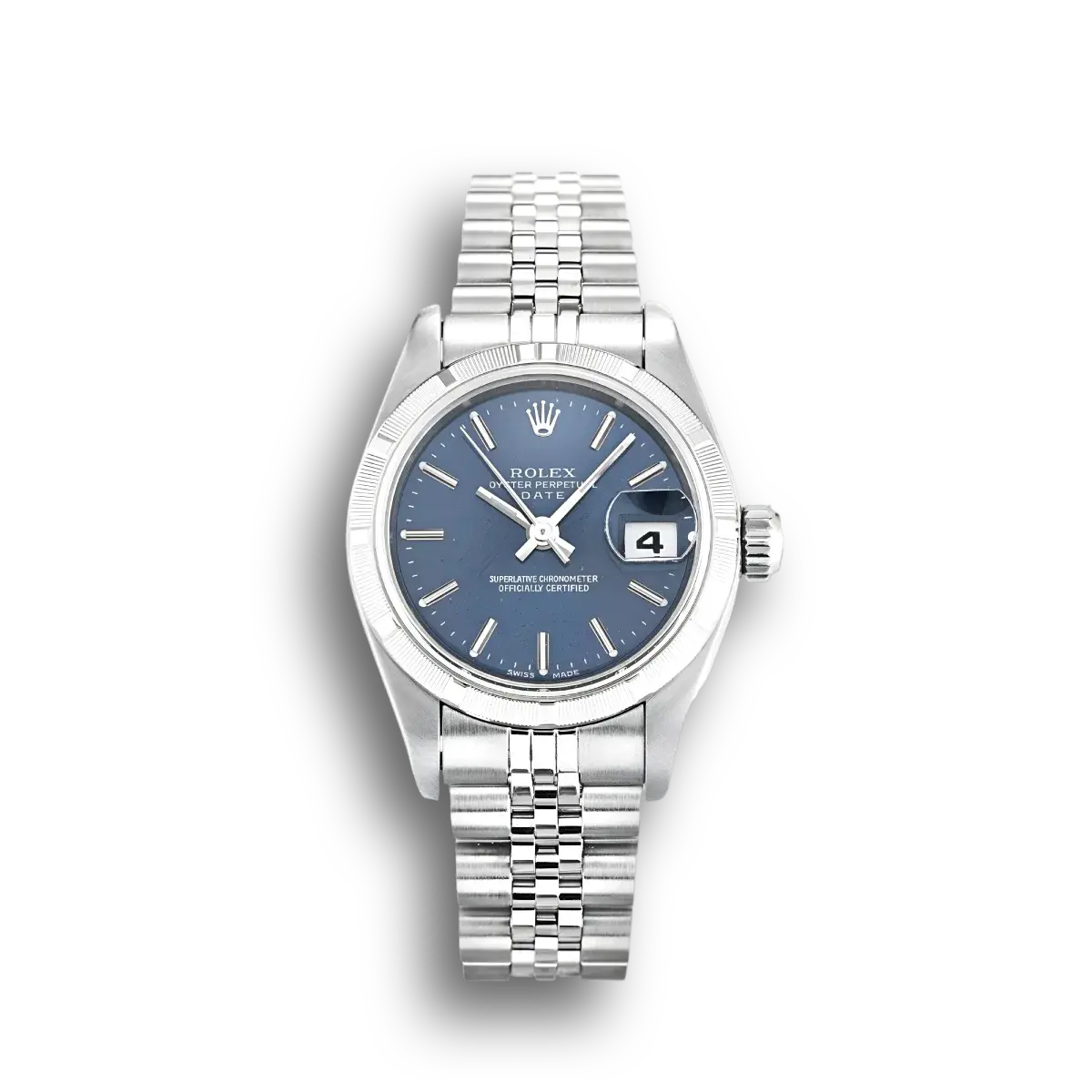 Rolex Lady-Datejust 79190 rolex clone blue dial — front view