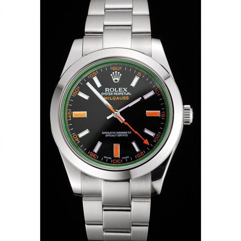 Rolex Milgauss REP016836 1:1 replica 41mm — dial close-up