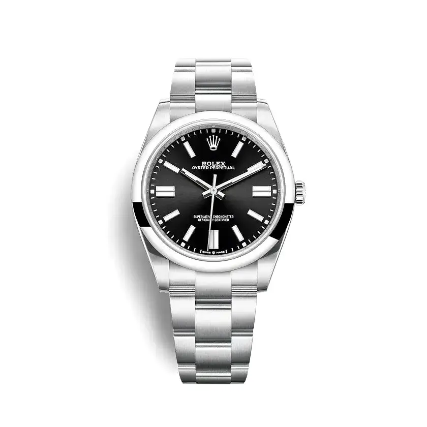 Rolex Oyster Perpetual Lady 34mm Black Dial 124200 replica watch