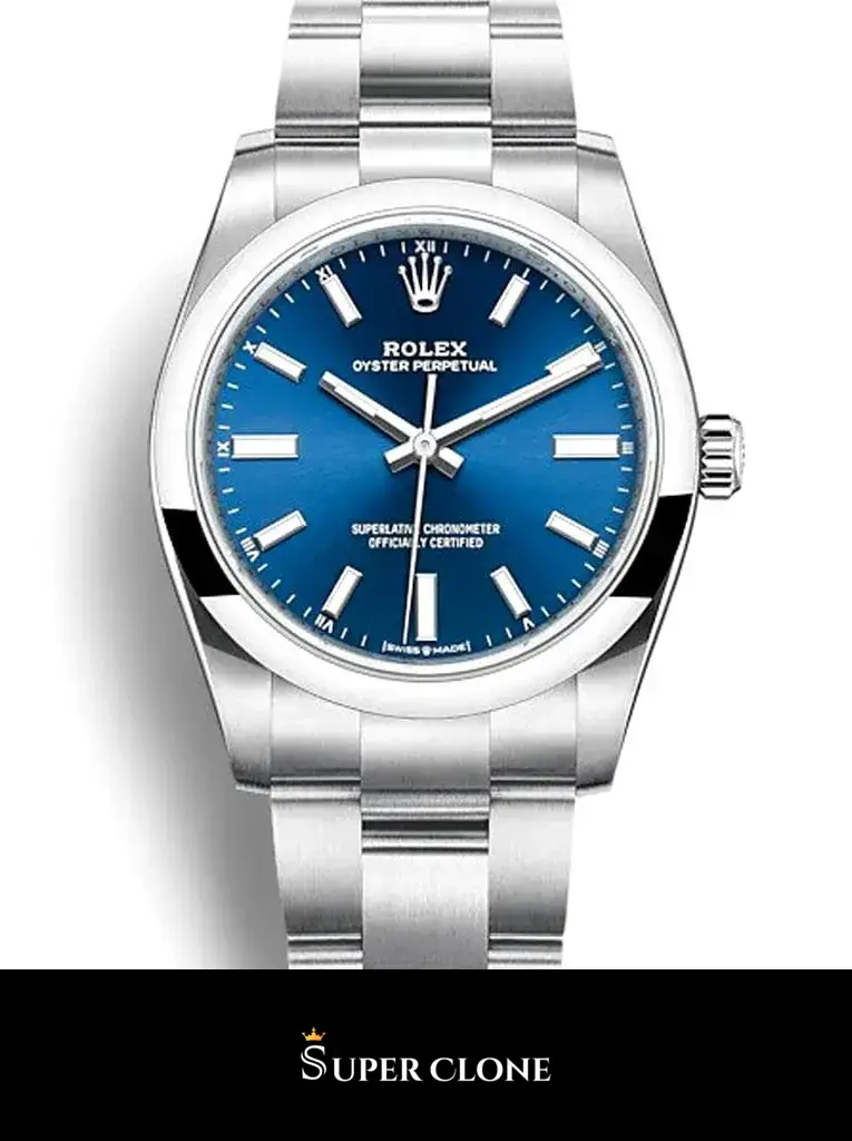 Oyster Perpetual 124200 rolex replica 34mm — dial close-up