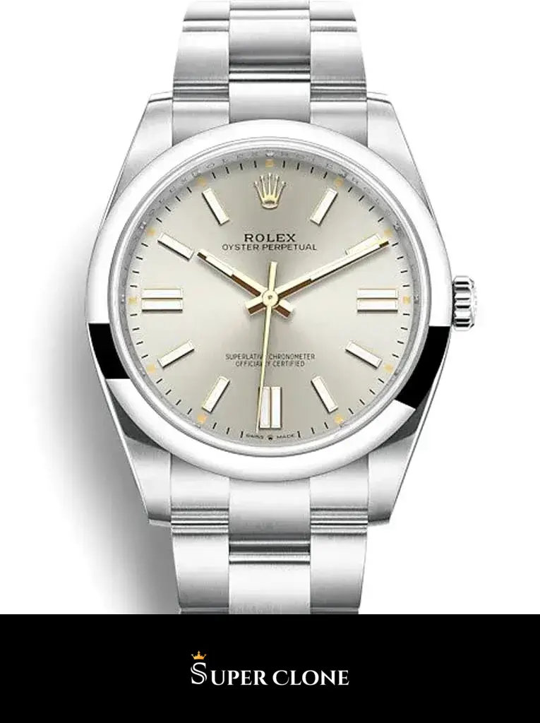 Oyster Perpetual 124300 japanese automatic replica 41mm — dial close-up