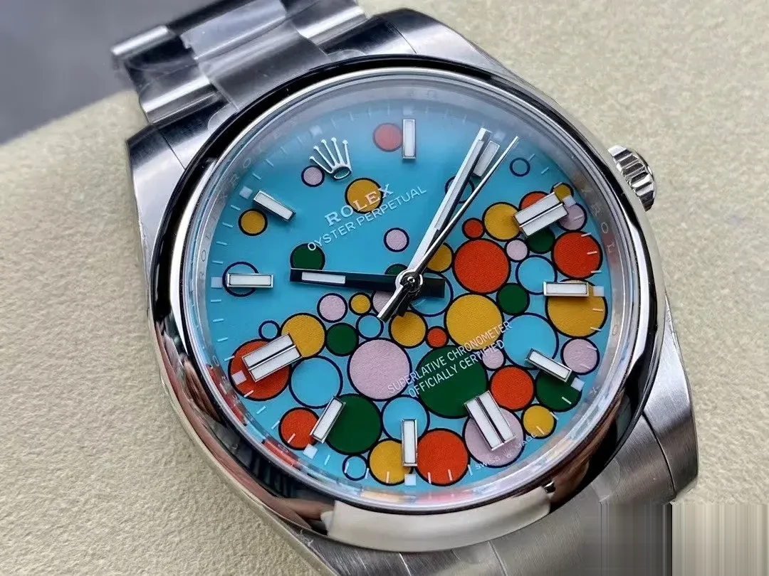 Oyster Perpetual 124300 rolex replica 41mm — dial close-up