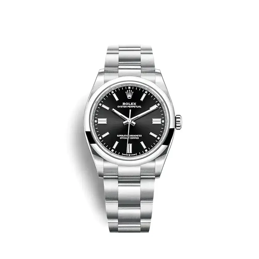 Rolex Oyster Perpetual 126000 36mm Black Dial replica watch