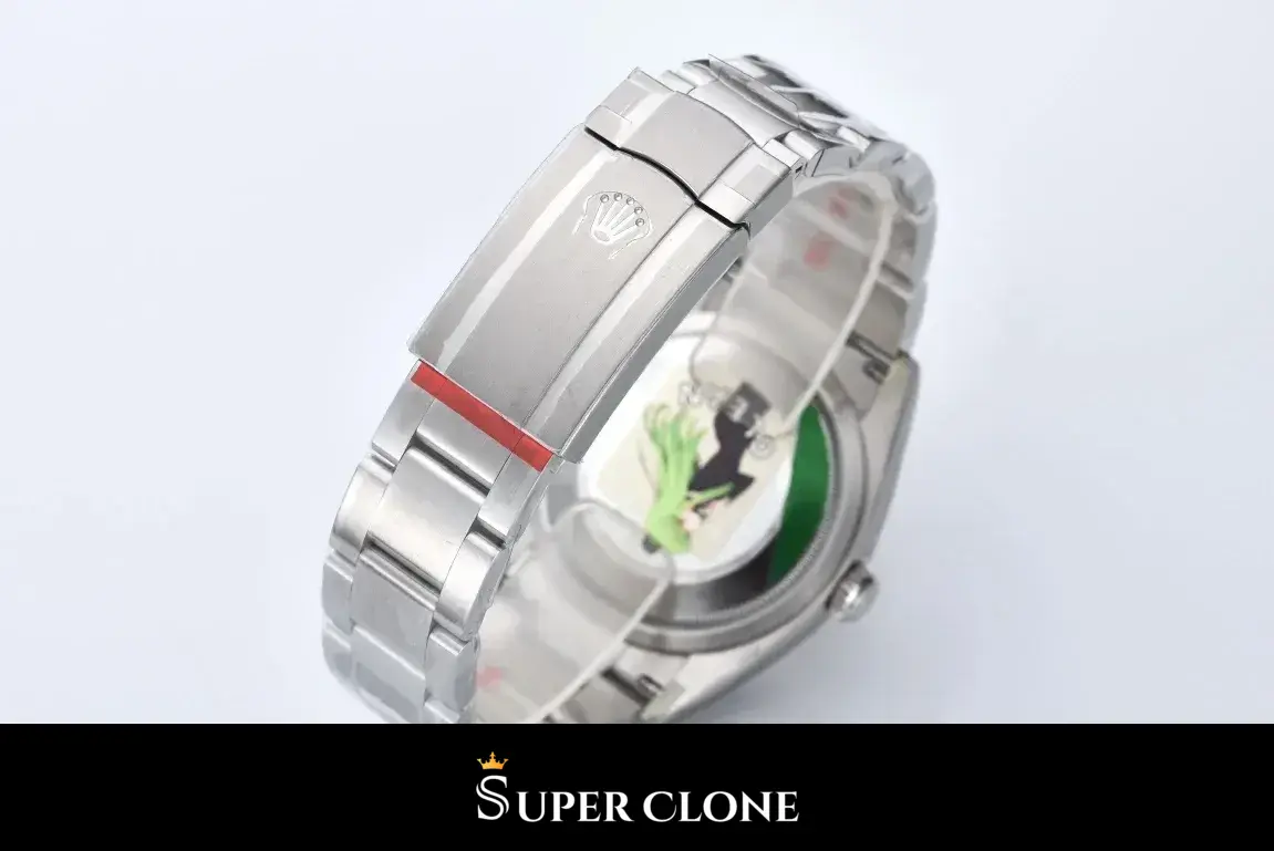 Rolex Oyster Perpetual 126000 miyota replica 36mm — caseback detail