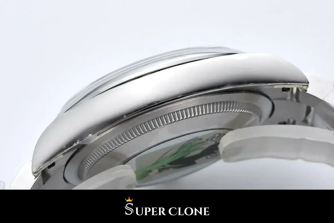 Oyster Perpetual 126000 rolex copy black dial — lume shot