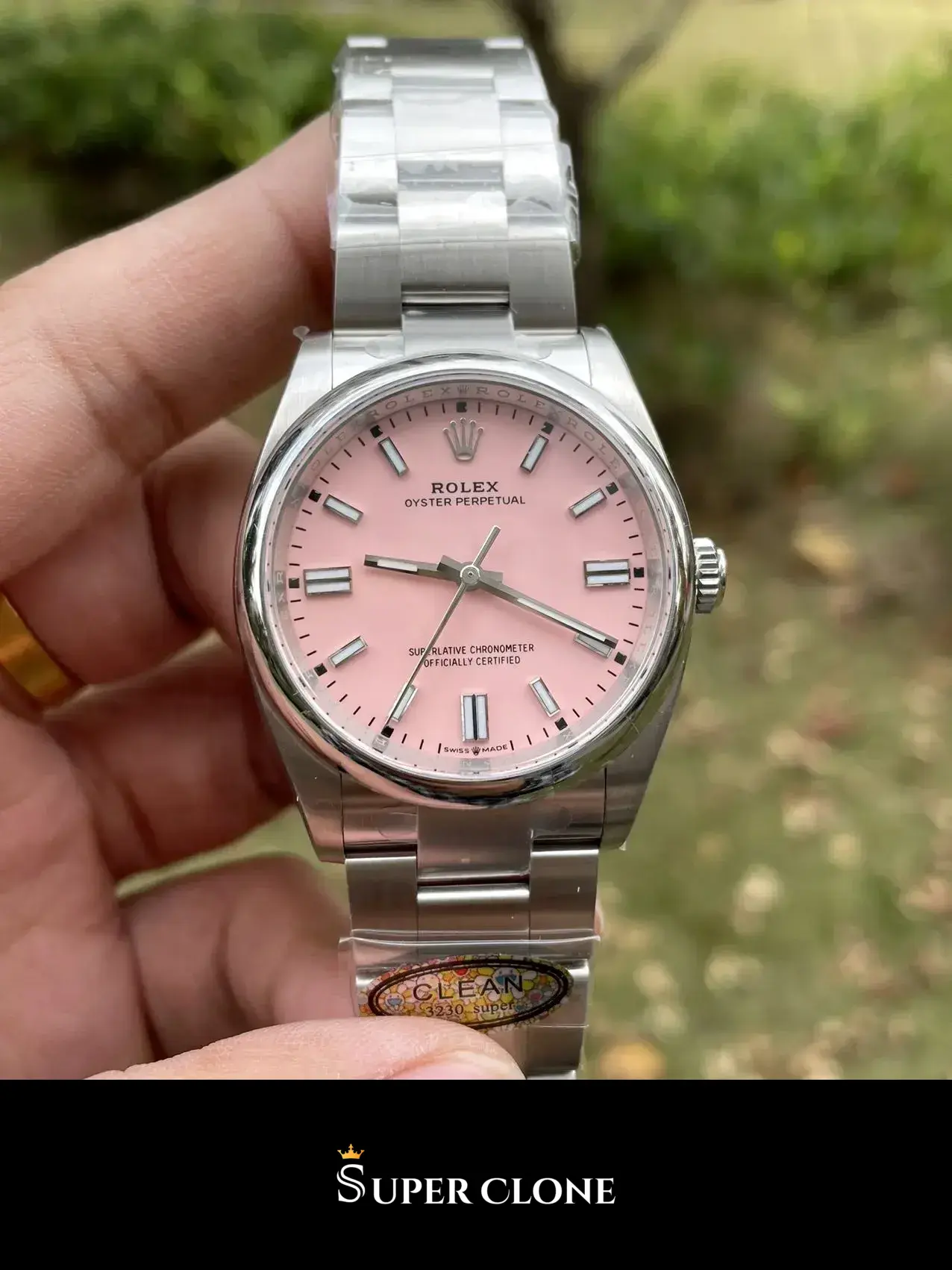 Oyster Perpetual 126000 japanese automatic replica — lume shot