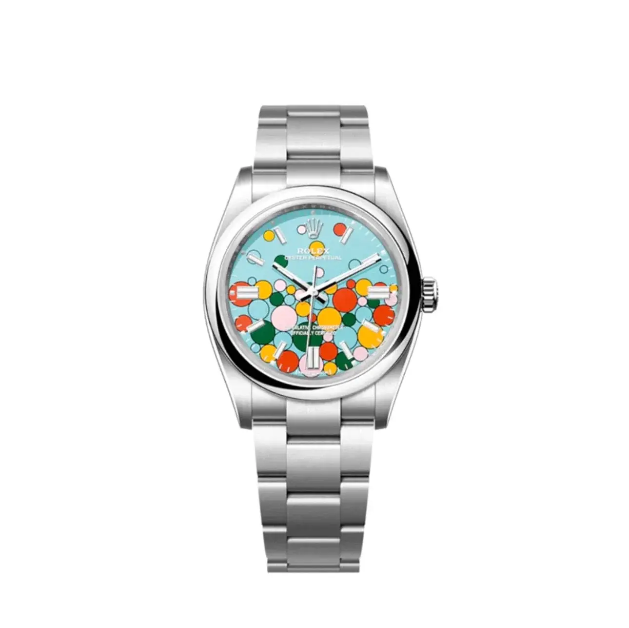 Oyster Perpetual 36mm Turquoise Blue Dial 126000 replica watch