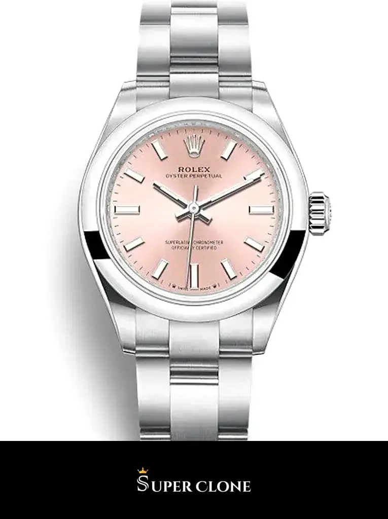 Oyster Perpetual 276200 japanese automatic replica 28mm — dial close-up