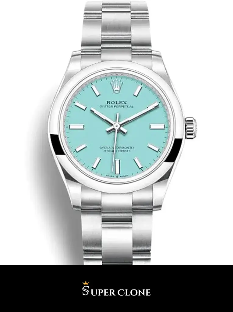 Rolex Oyster Perpetual 277200 replica 31mm — dial close-up