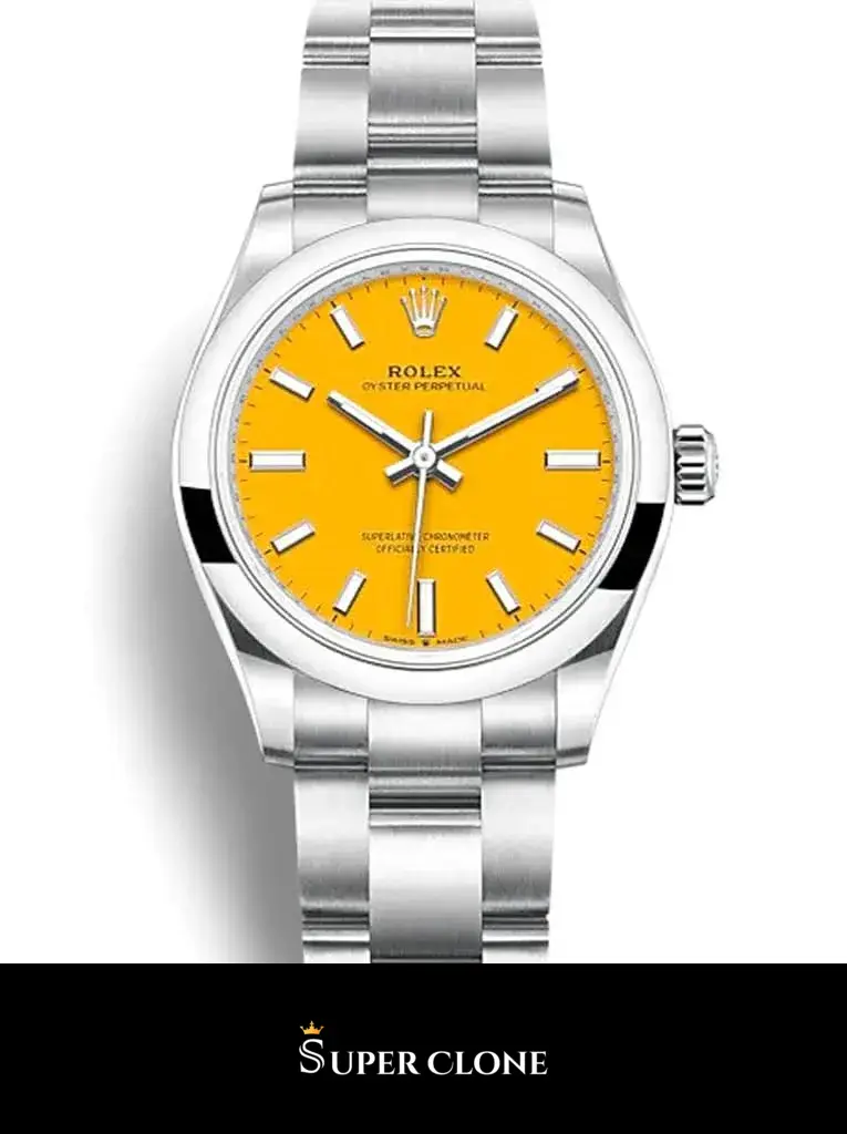 Rolex Oyster Perpetual 277200 rolex clone 31mm — dial close-up