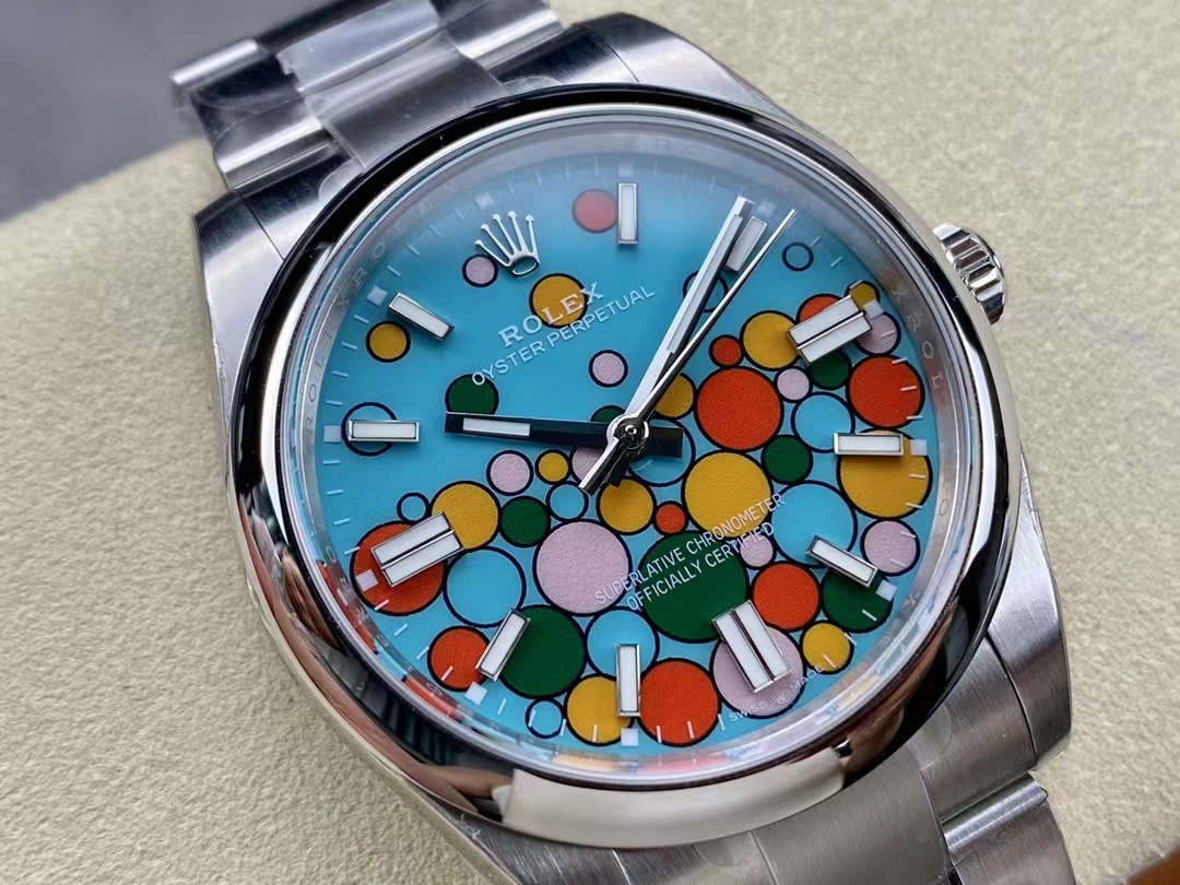 Oyster Perpetual 124300 1:1 replica 41mm — dial close-up