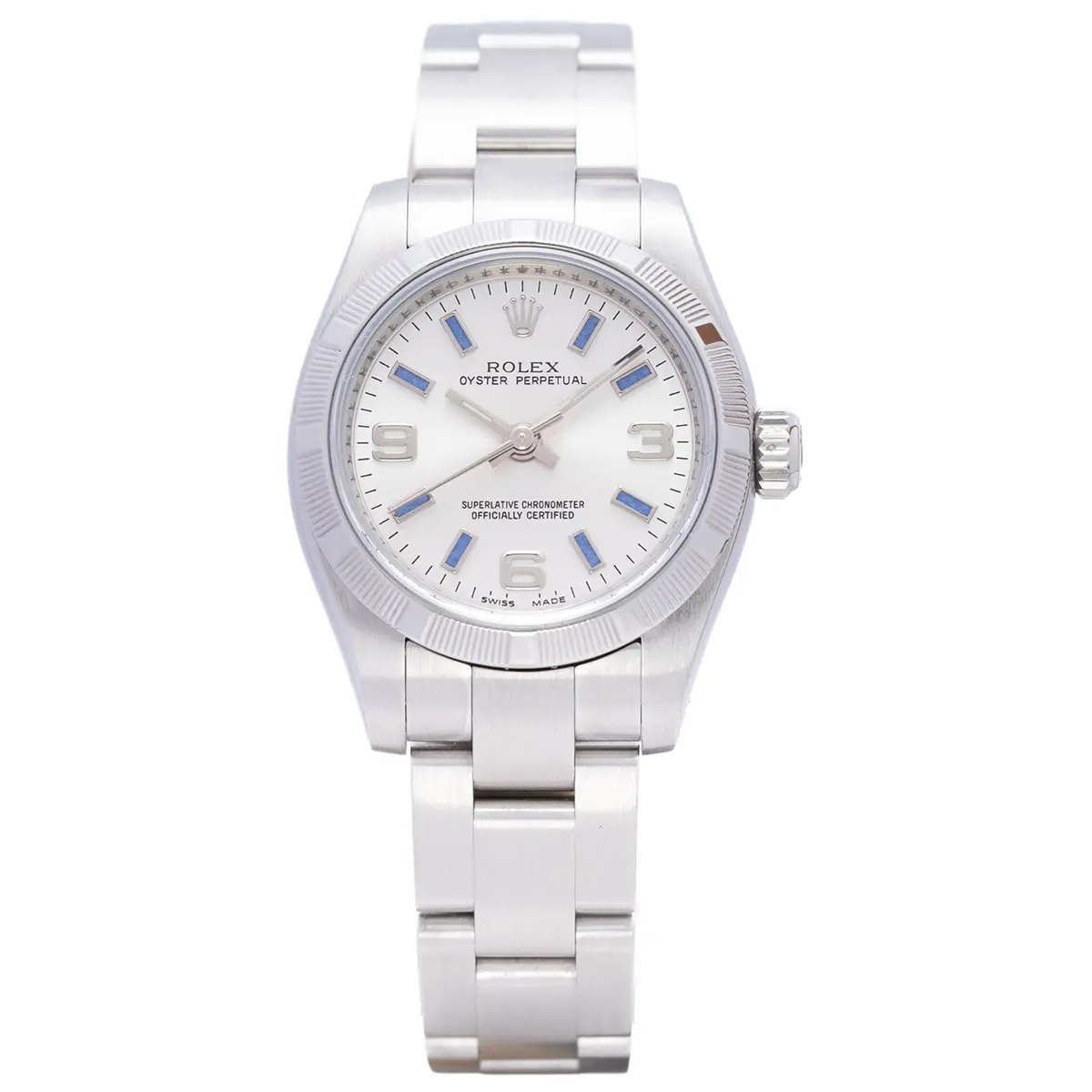 Rolex Oyster Perpetual 176210 clone 26mm — dial close-up