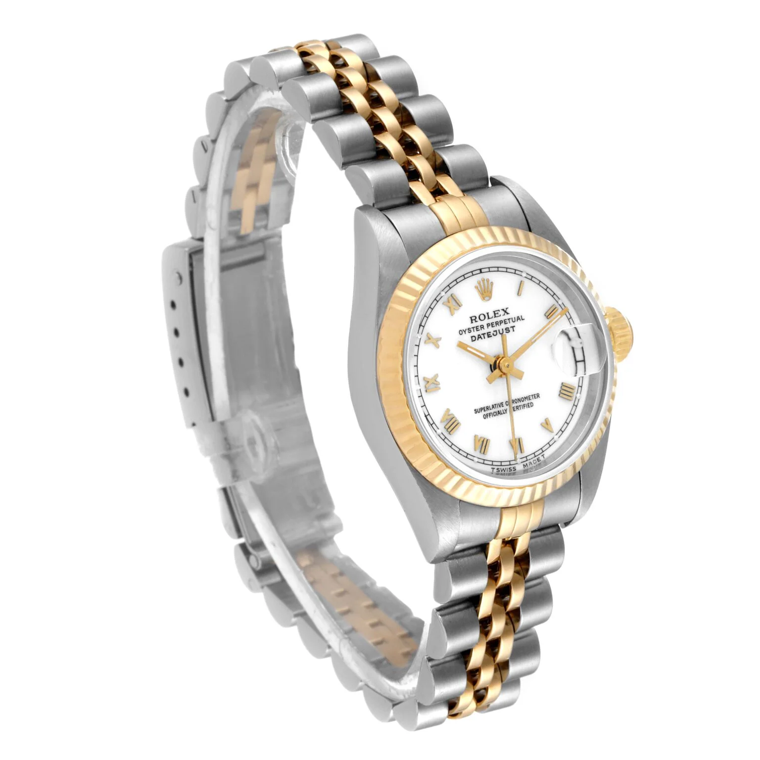 Rolex Lady-Datejust 69173 1:1 replica — side profile