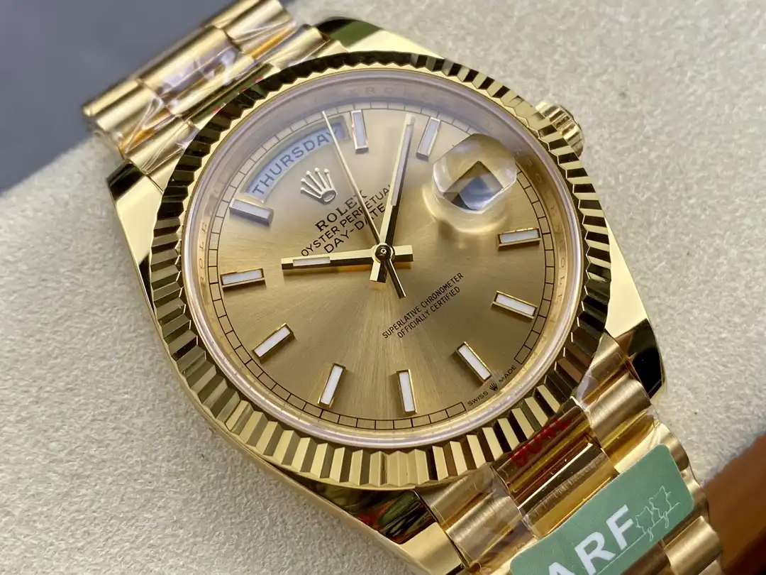 Rolex Day-Date 228238 super clone replica — side profile