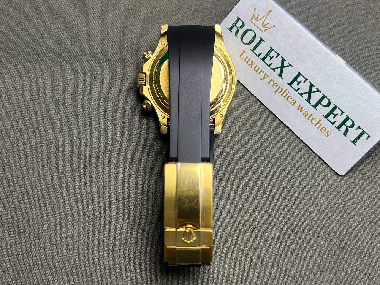 Daytona 126518LN 1:1 replica meteorite dial — caseback detail