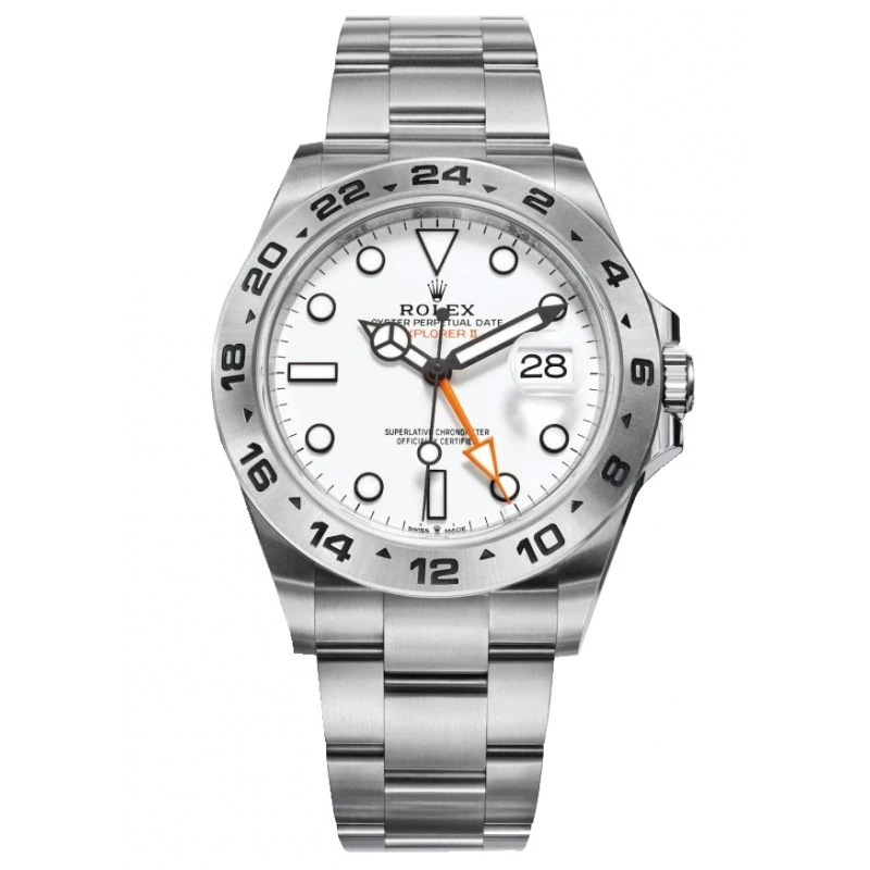 Rolex Explorer 226570 Polar replica white dial — front view