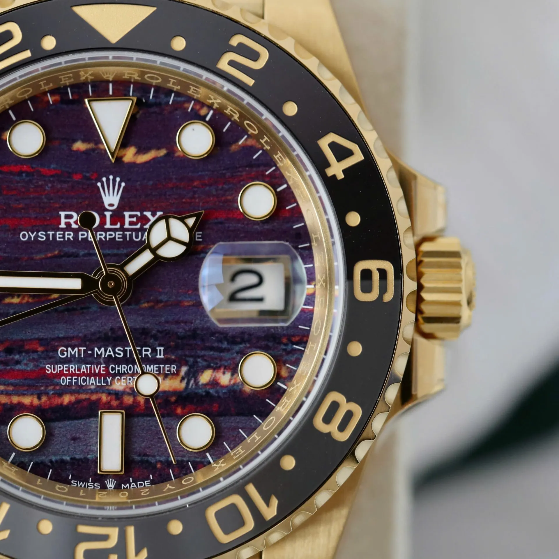 Rolex GMT-Master 126718GRNR clone — bracelet detail