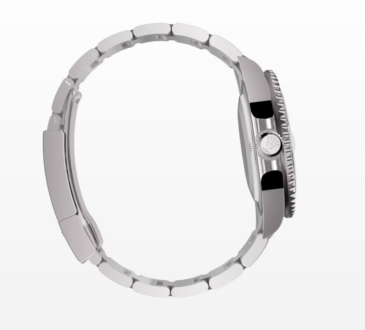 Rolex GMT-Master 126729VTNR replica green ceramic dial — bezel macro