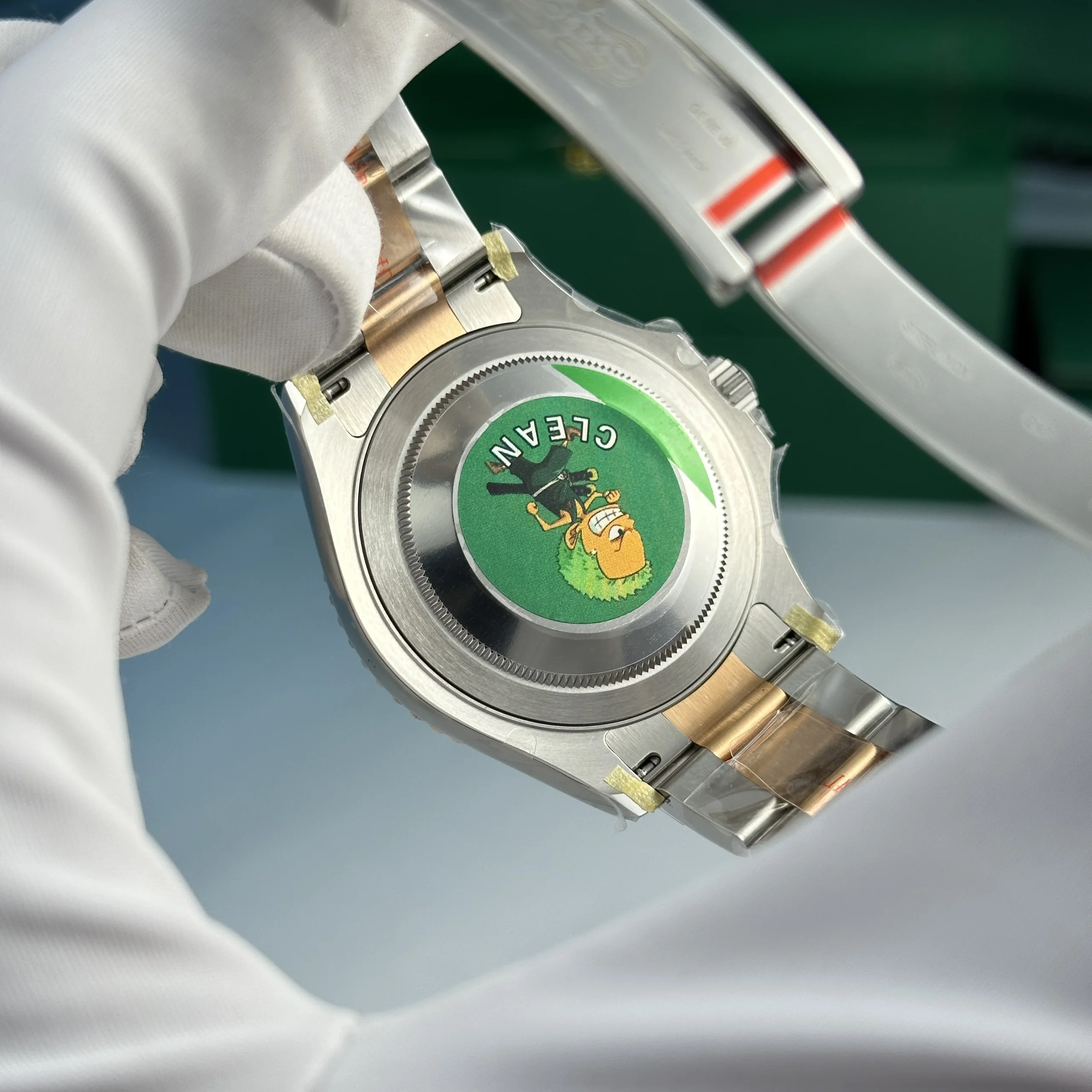 Yacht-Master 126621 super clone replica chocolate dial — caseback detail