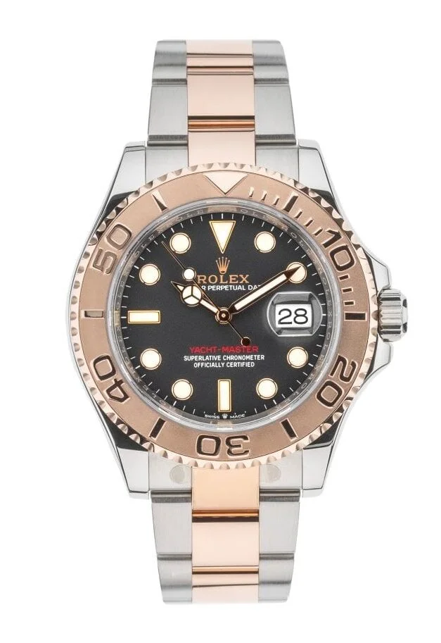 Rolex Yacht-Master 126621 clone chocolate dial — front view