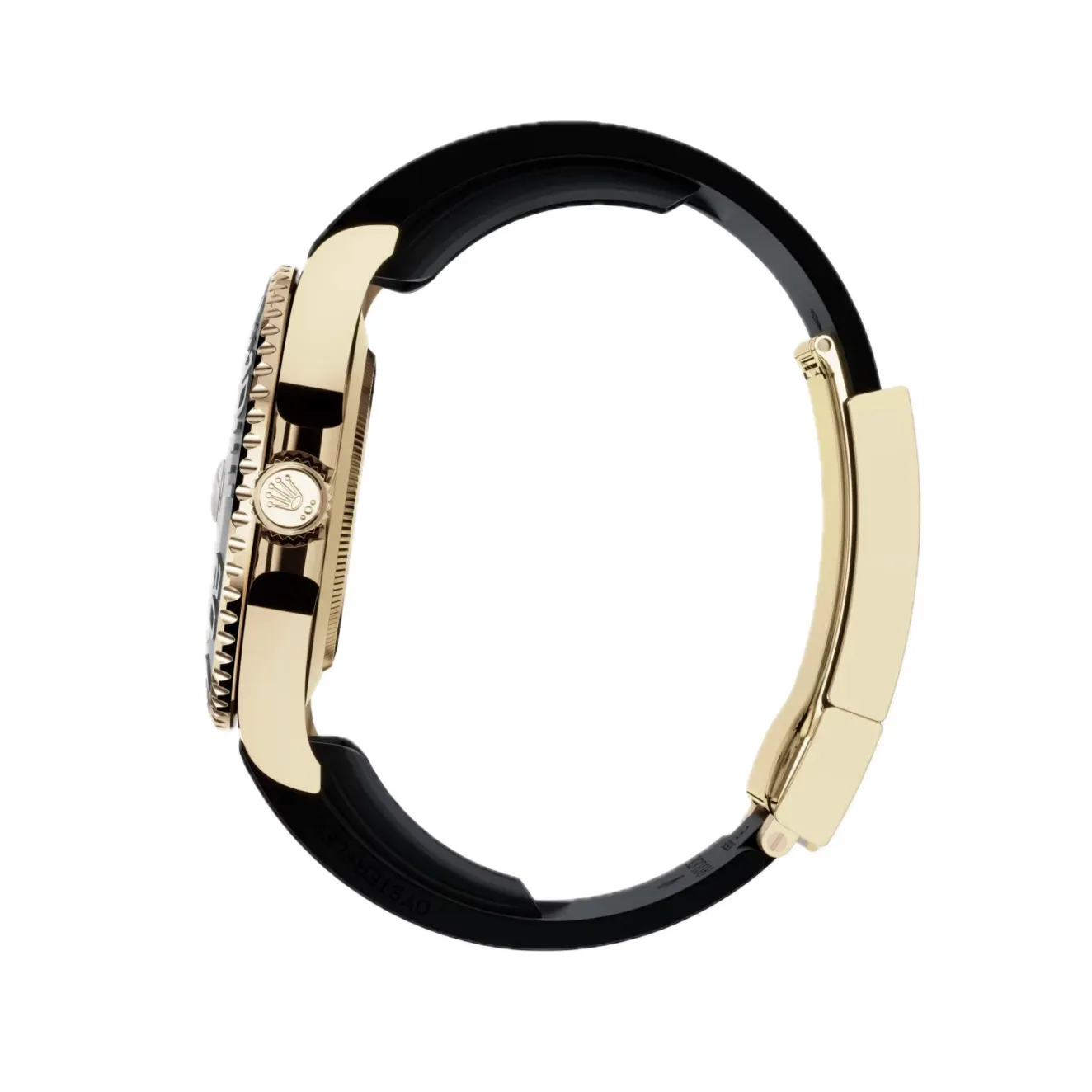 Rolex Yacht-Master 226658 replica black dial — caseback detail