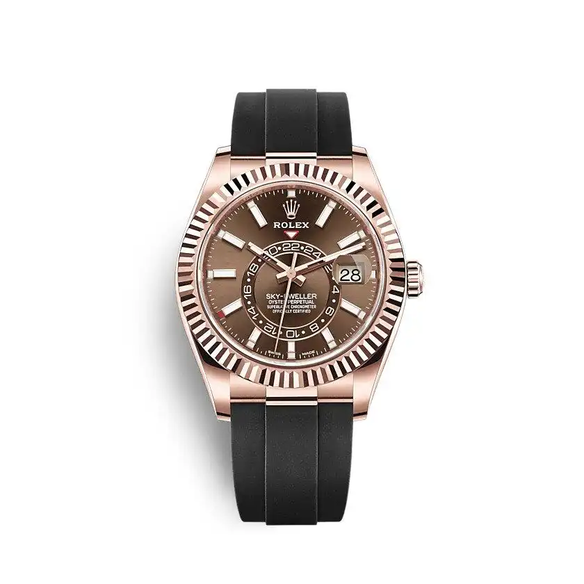 Rolex Sky-Dweller 326235 copy chocolate dial — front view
