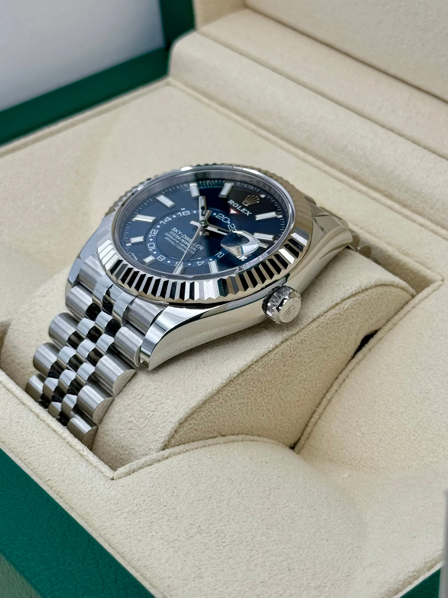 Rolex Sky-Dweller 336934 copy 42mm — wrist shot