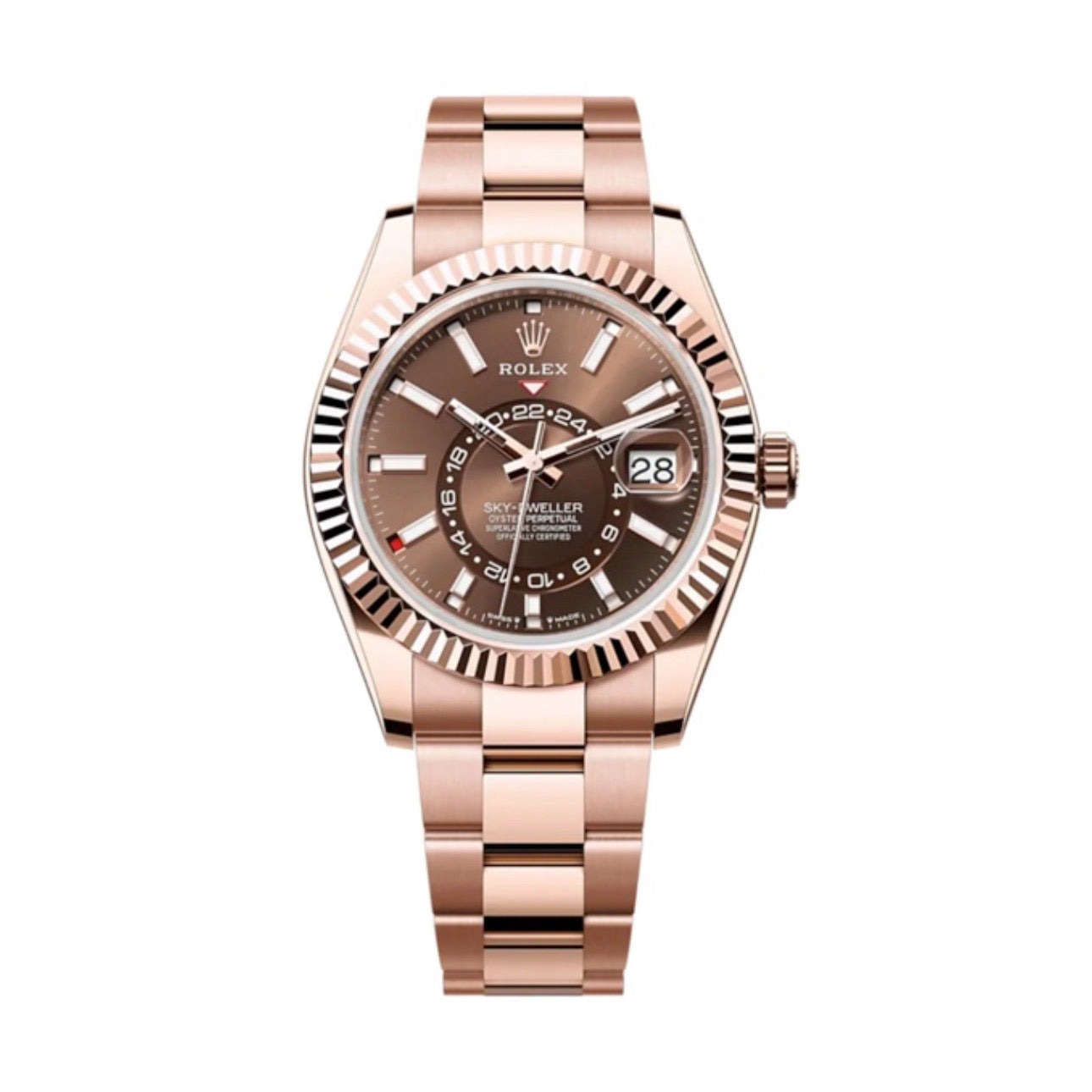 Rolex Sky-Dweller 336935 copy chocolate dial — front view