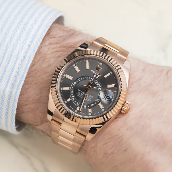 Rolex Sky-Dweller 336935 copy 42mm — dial close-up