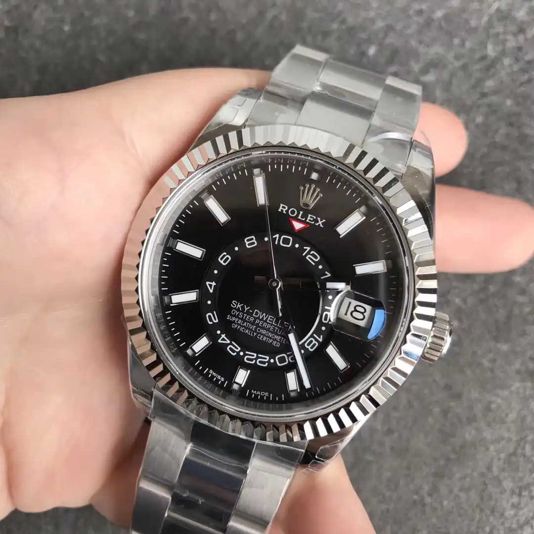 Sky-Dweller 326238 super clone replica — side profile