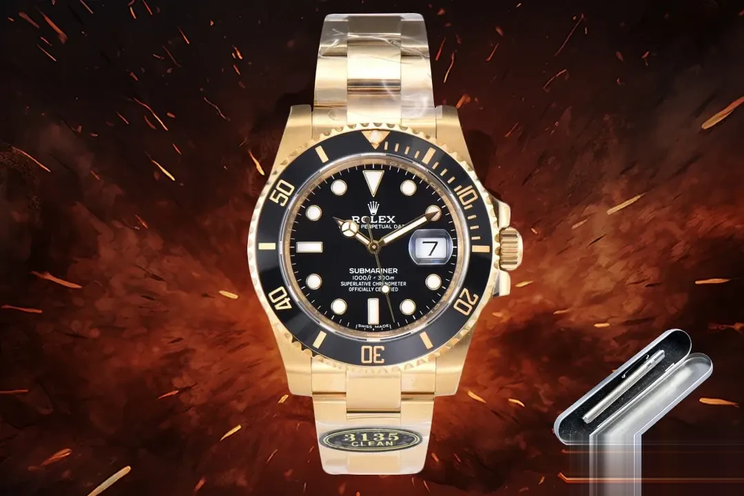 Submariner 116618LN rolex replica 40mm — front view