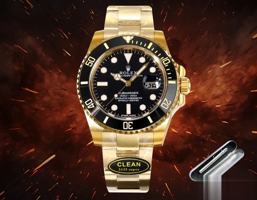 Rolex Submariner 116618LN miyota replica 40mm — dial close-up