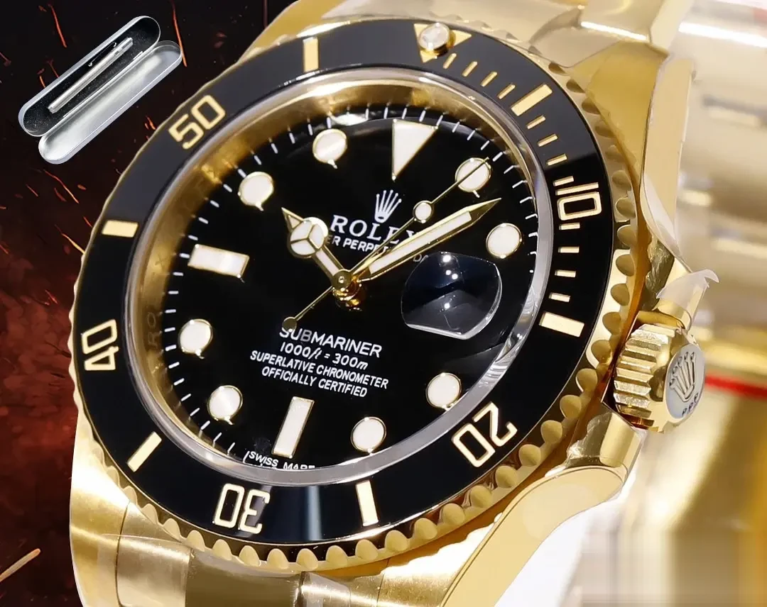 Submariner 116618LN rolex replica 40mm — wrist shot