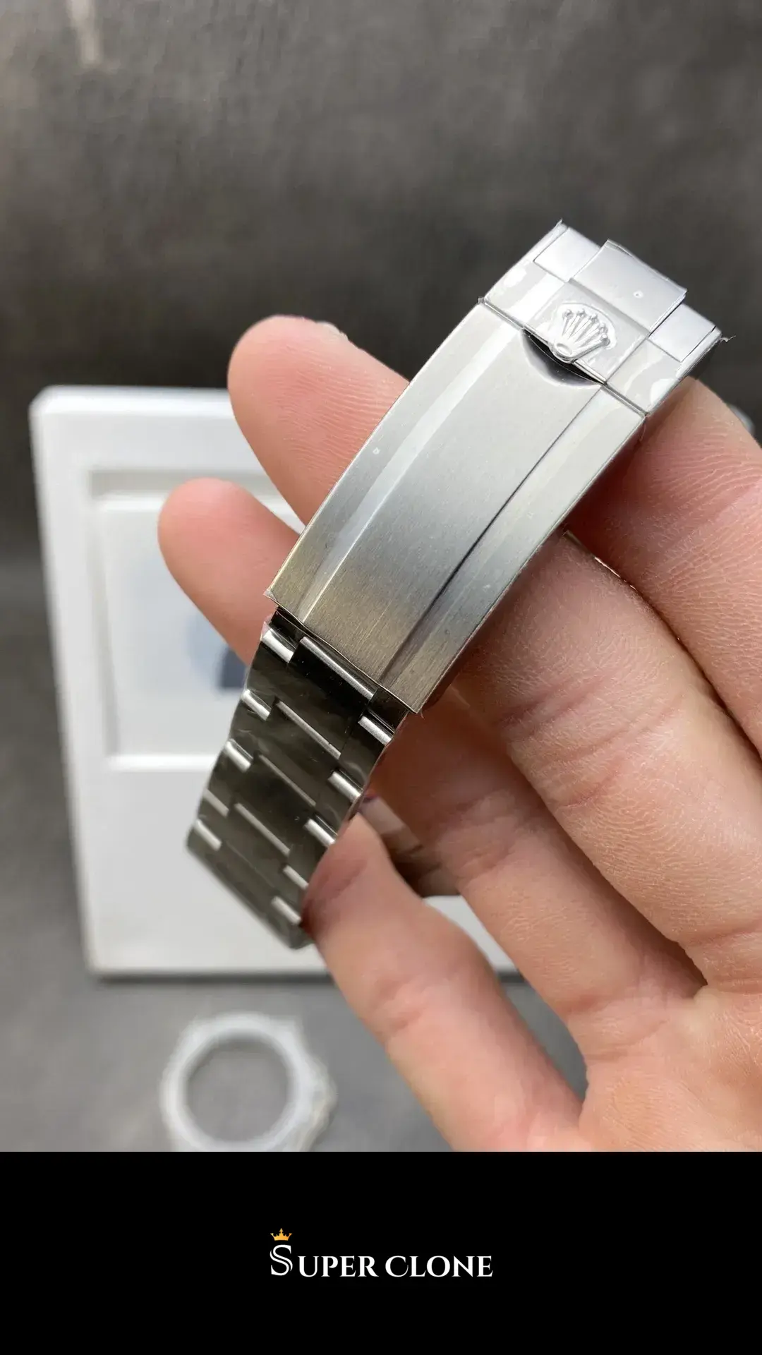 Rolex Submariner 124060 miyota replica — dial close-up