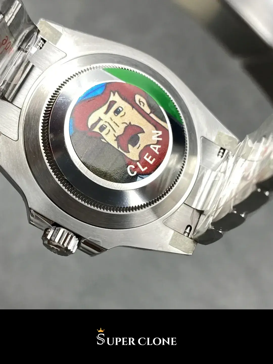 Rolex Submariner 124060 replica 41mm — crown and case detail