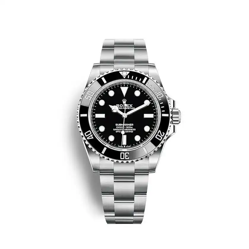 Rolex Submariner 124060 - 41mm No-Date Black Dial Dive Watch