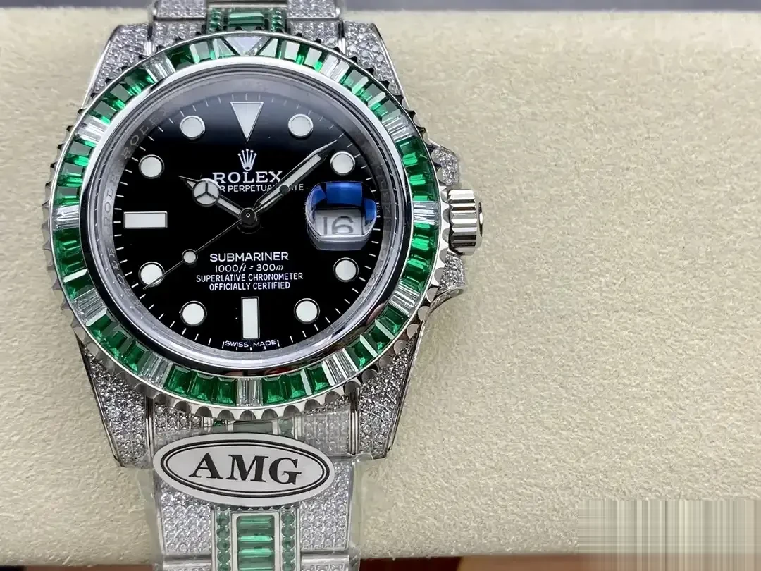 Submariner 126610LV japanese automatic replica 41mm — dial close-up
