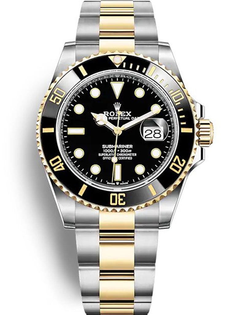 Rolex Submariner 126613LN - 41mm Two-Tone Black Dial Dive Watch