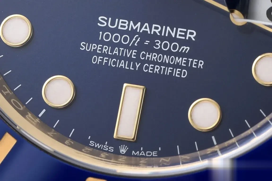 Rolex Submariner 126618LB miyota replica 41mm — caseback detail