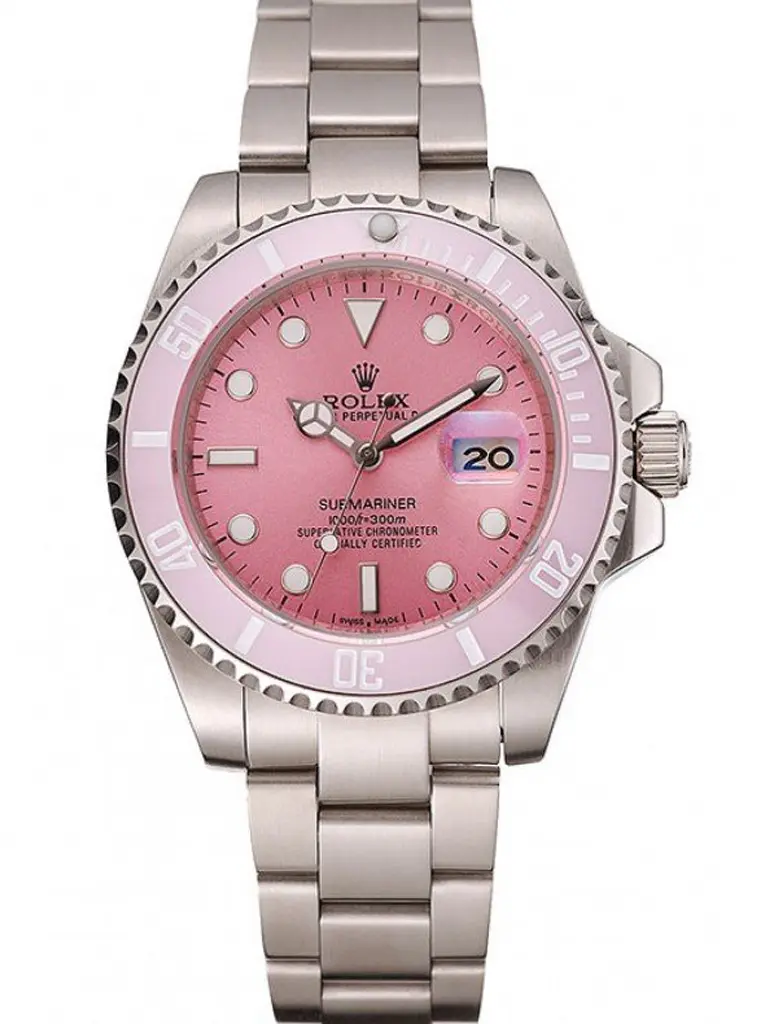 Submariner 1453980 1:1 replica pink dial — front view