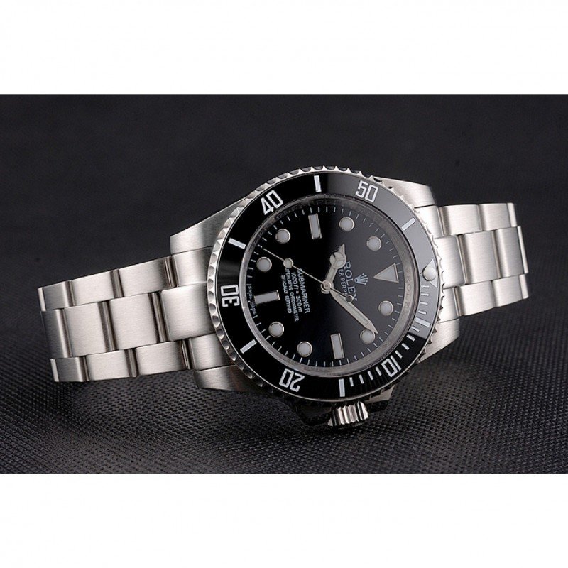 Rolex Submariner PR00001 super clone replica black dial — caseback detail