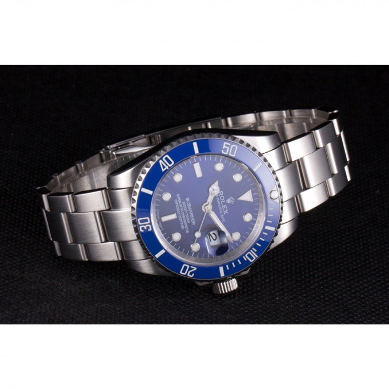 Submariner SRL50 replica blue dial — caseback detail