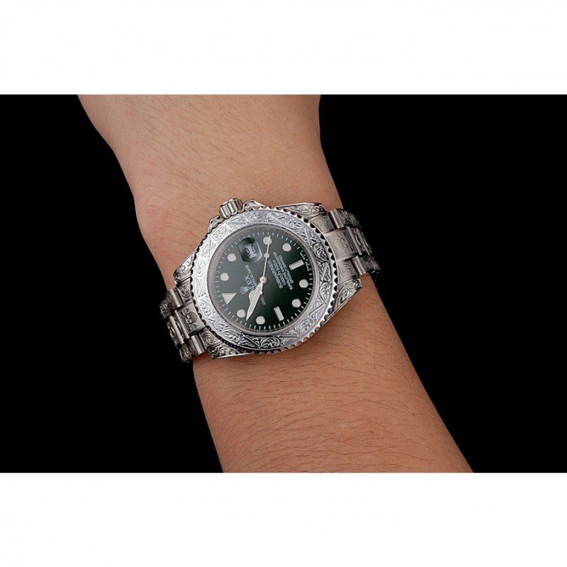 Submariner 1454080 1:1 replica black dial — angled view