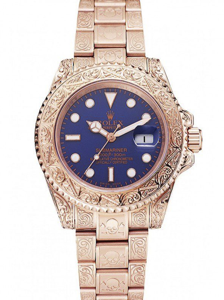 Submariner 1454085 1:1 replica blue dial — front view